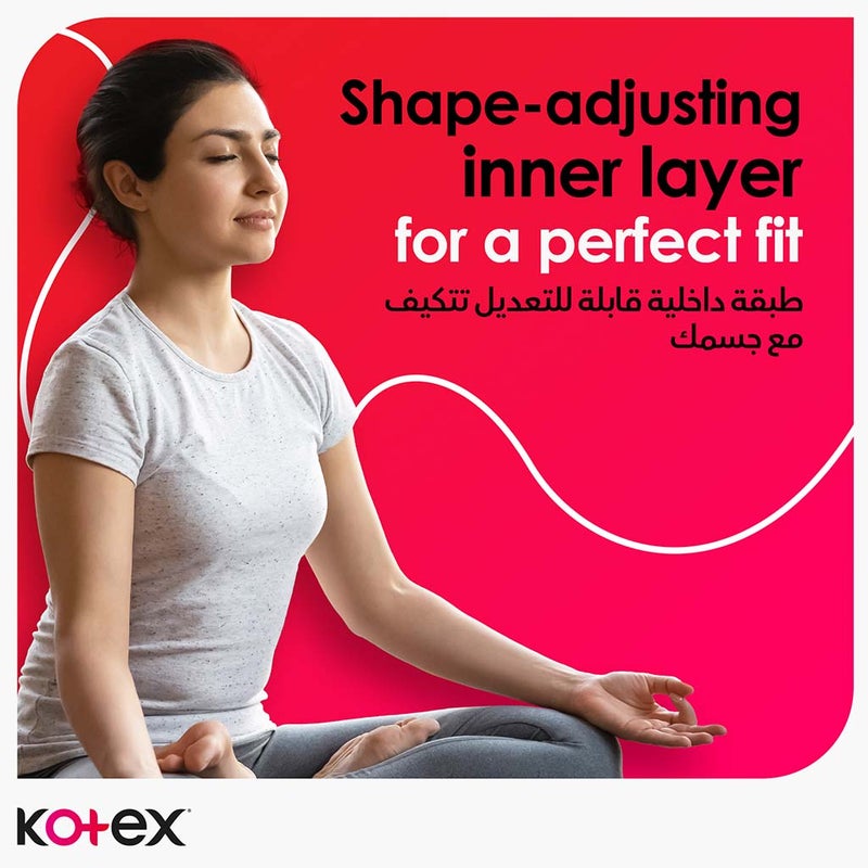 Kotex Ultra Thin Sanitary Pads With Wings, Super Size, Pack of 8's