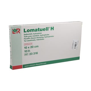 Lohmann & Rauscher Lomatuell H Paraffin Gauze Dressing 10 x 20 cm 10's