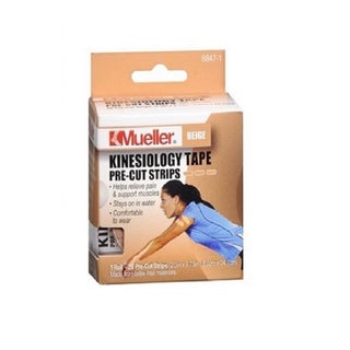 Mueller Kinesiology Tape Pre-Cut Strips Beige 6847ML