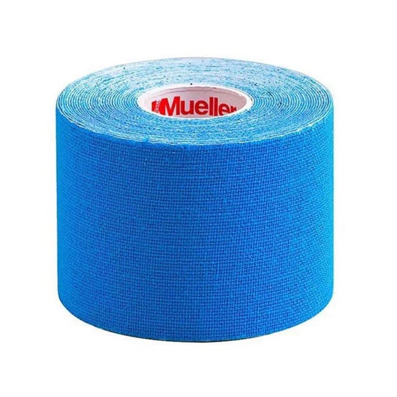Mueller Sport Care Kinesiology Tape Pre-Cut Strips Blue 1's