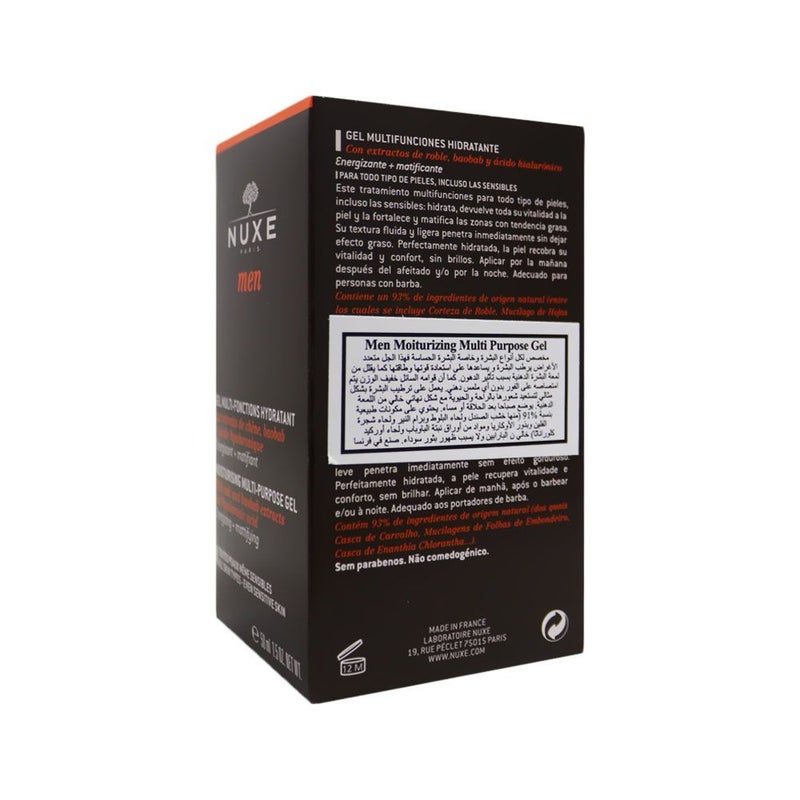 Nuxe Men Moisturizing Multi-Purpose Gel 50 mL