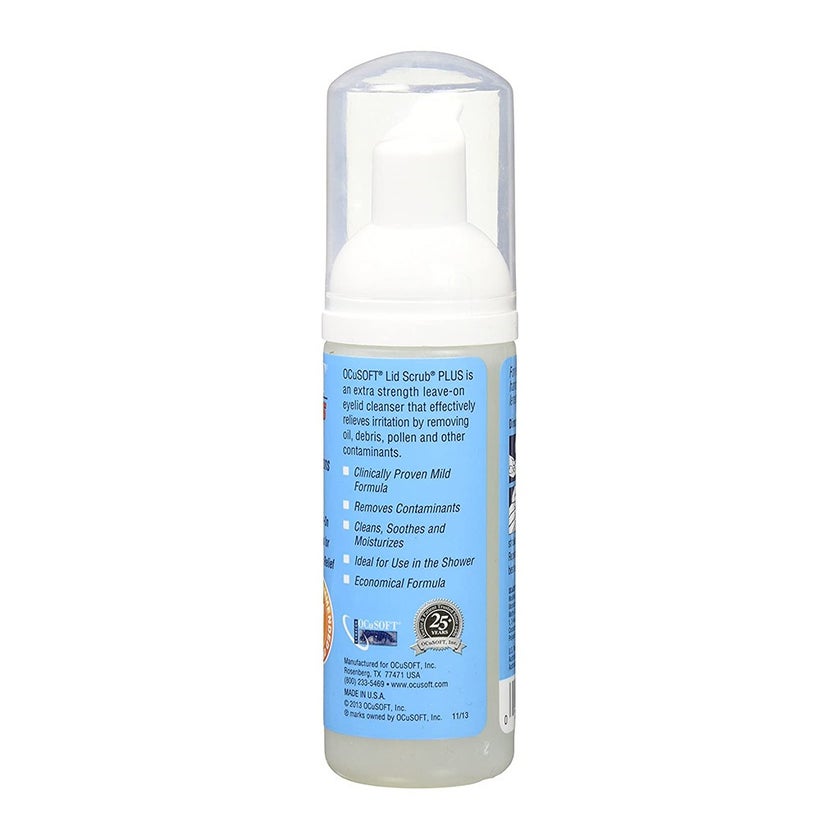 Ocusoft Lid Scrub Plus Eyelid Cleanser 50ml
