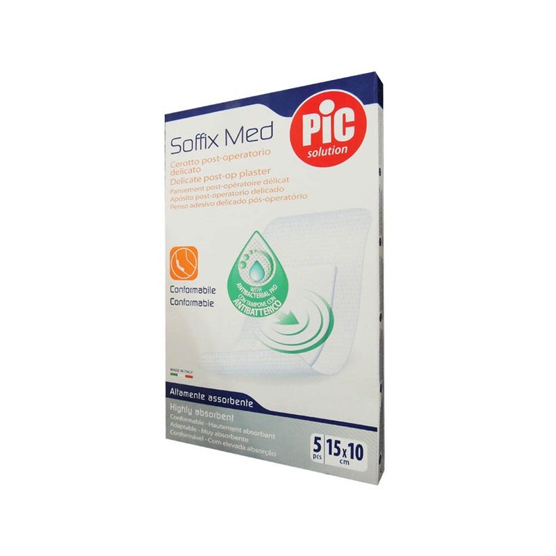 Pic Soffix Med Delicate Post-op Plaster 15 cm x 10 cm 5's