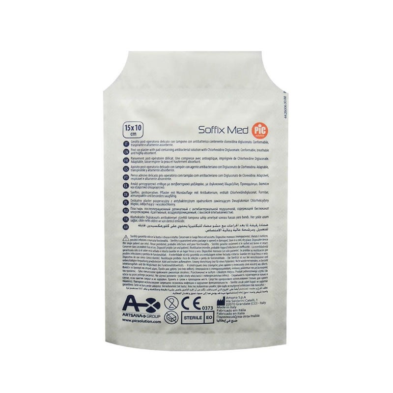 Pic Soffix Med Delicate Post-op Plaster 15 cm x 10 cm 5's