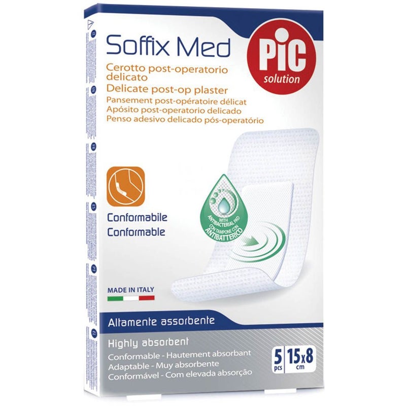 Pic Soffix Med Post-op Plaster 15 cm X 8 cm 5's