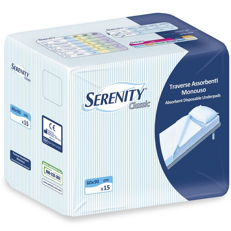 Serenity Underpads 60x90  15's