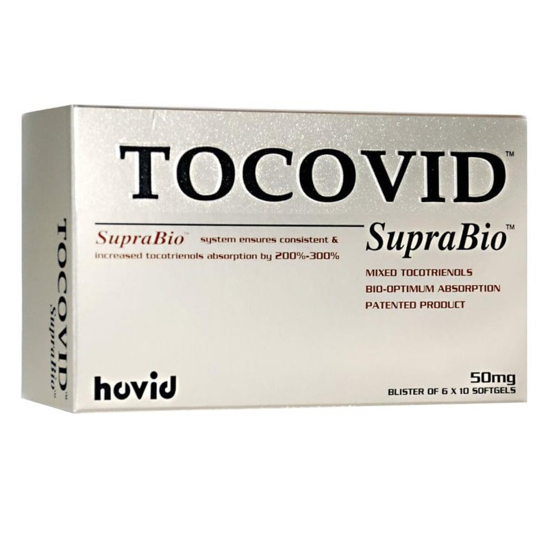 Tocovid Suprabio 50mg Softgels With Vitamin E, Pack of 30's