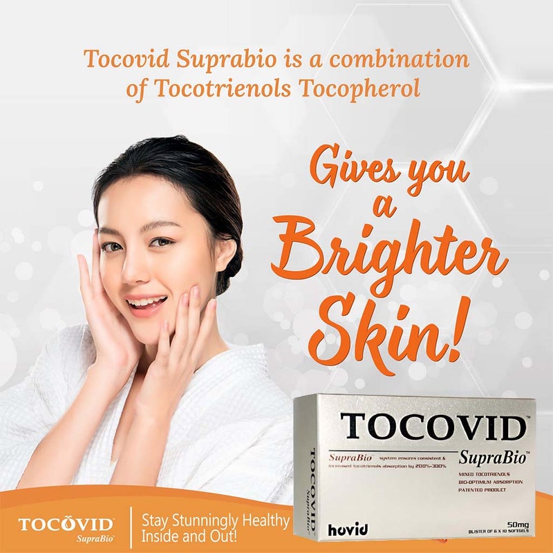 Tocovid Suprabio 50mg Softgels With Vitamin E, Pack of 30's