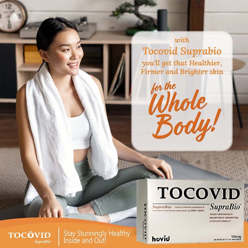 Tocovid Suprabio 50mg Softgels With Vitamin E, Pack of 30's