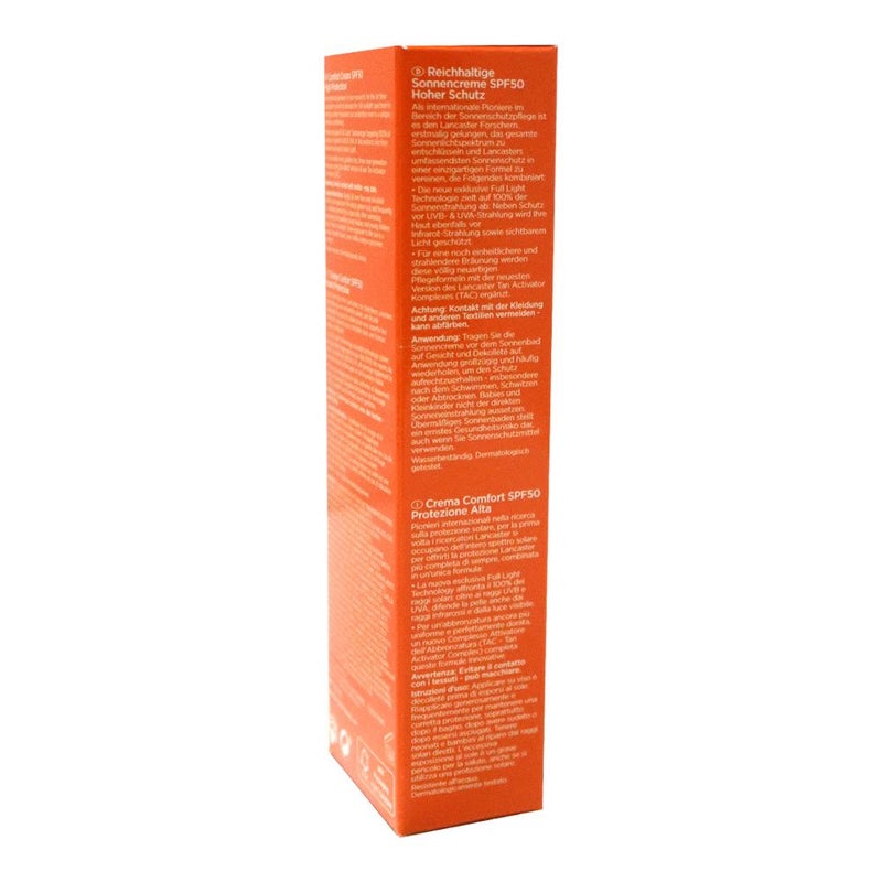 Lancaster Sun Beauty SPF50 Comfort Gentle Touch Cream 50ML