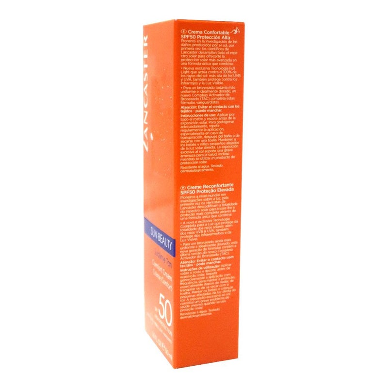 Lancaster Sun Beauty SPF50 Comfort Gentle Touch Cream 50ML