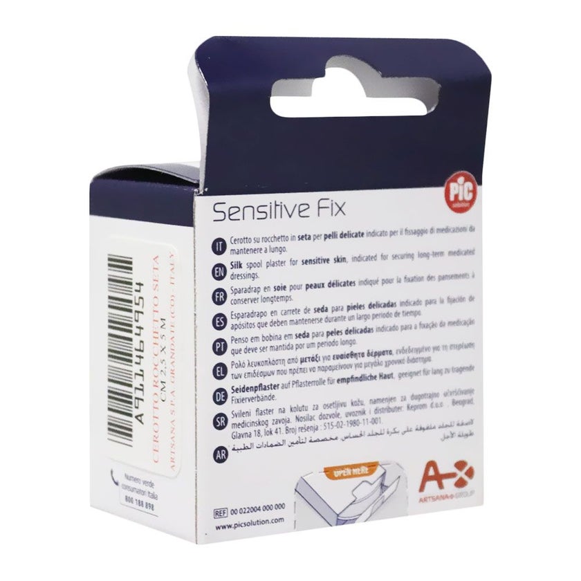 Pic Sensitive Fix Silk Spool Plaster 2.5cm x 5m