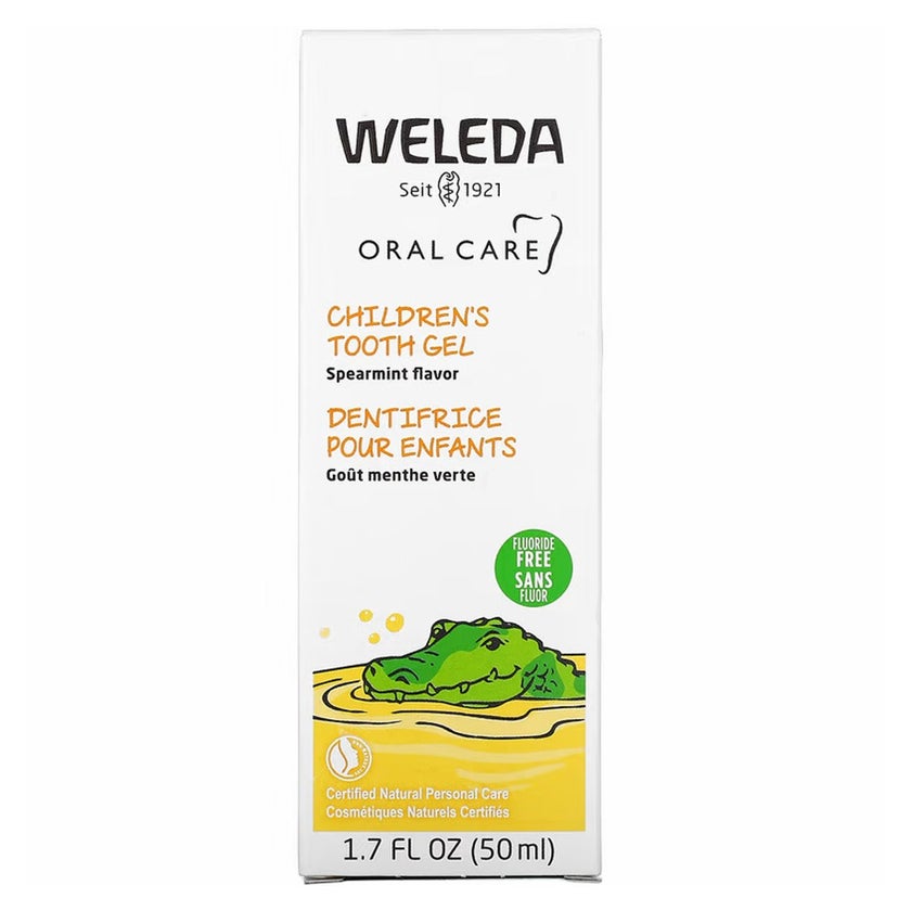 Weleda Oral Care Fluoride-Free Children's Tooth Gel, Spearmint Flavor 50ml