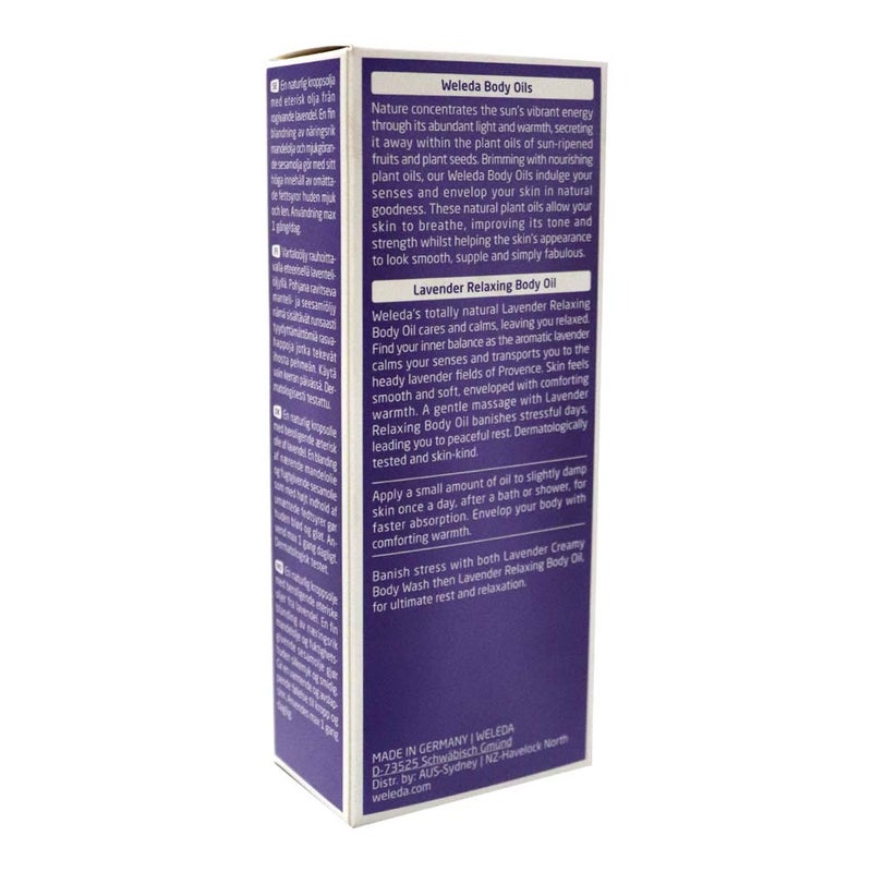 Weleda Lavender Relaxing Body Oil 100 mL