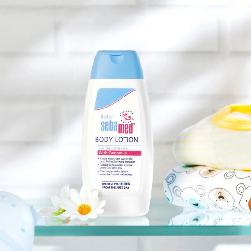 Sebamed Body Lotion With Chamomile For Delicate Baby Skin 200ml