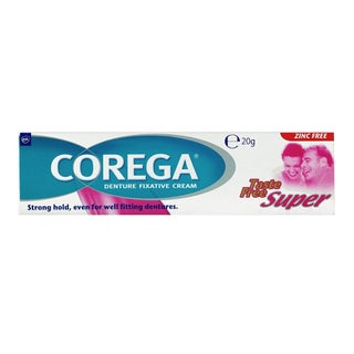 Corega Super Denture Fixative Taste Free Cream 20 g