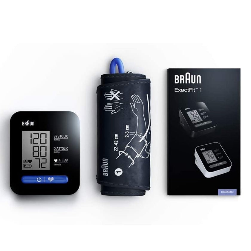 Braun ExactFit 1 Upper Arm Blood Pressure Monitor Model: BUA5000