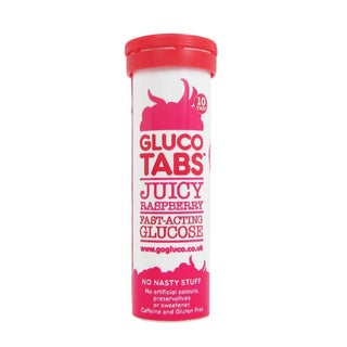 Glucotabs Raspberry Tablets 10's