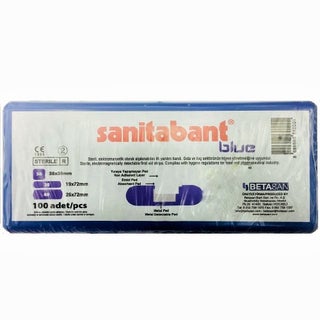 Sanitabant Blue Plasters 100's