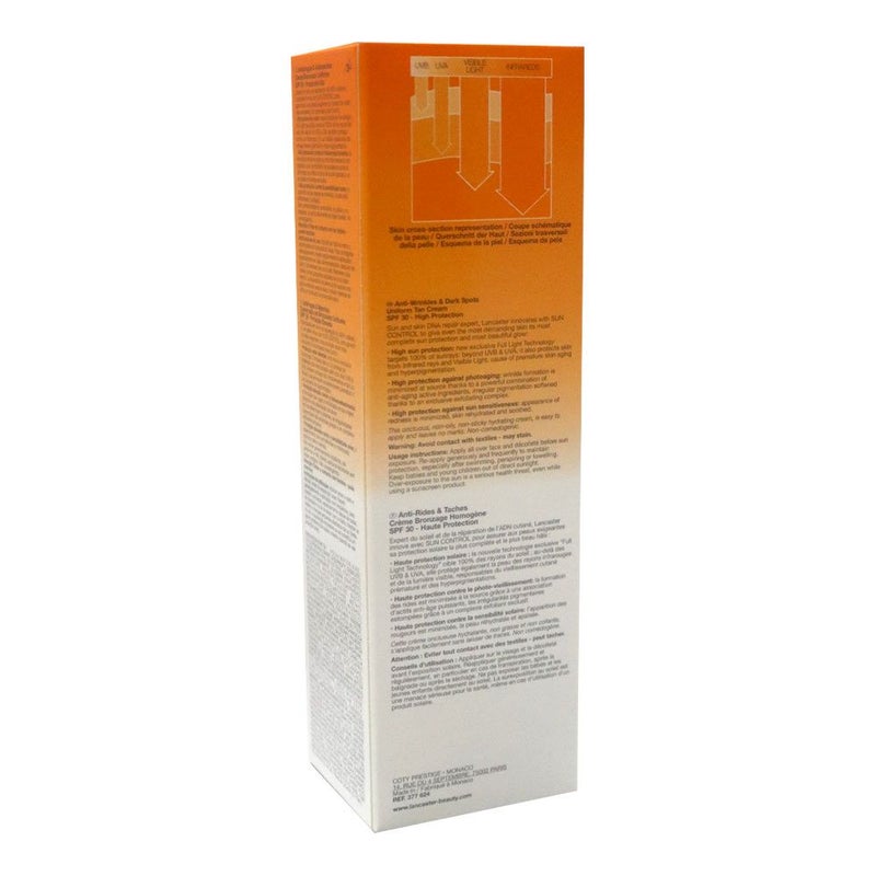 Lancaster Sun Control SPF30 Uniform Tan Cream 50ML