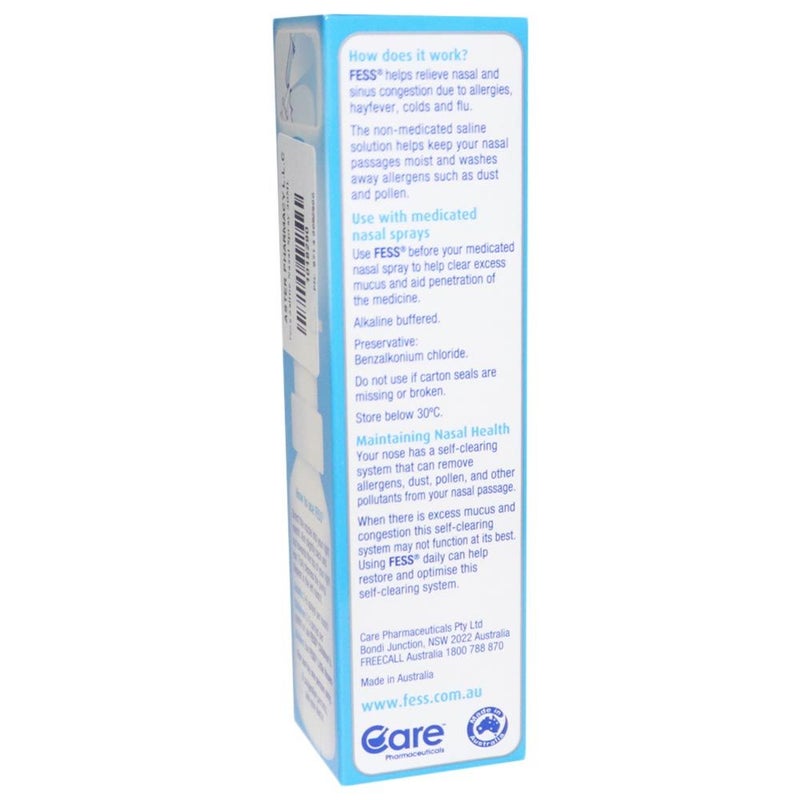 Fess Original Saline Nasal Spray 30 mL