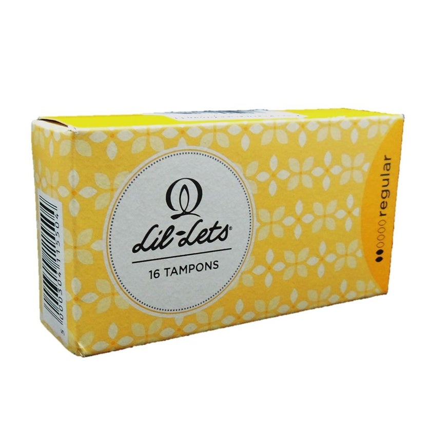 Lil-Lets Non Applicator Tampons Regular, Pack of 16's