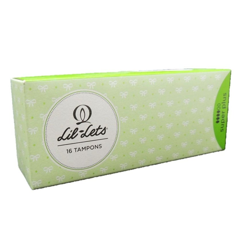 Lil-Lets Non Applicator Tampons Super Plus, Pack of 16's