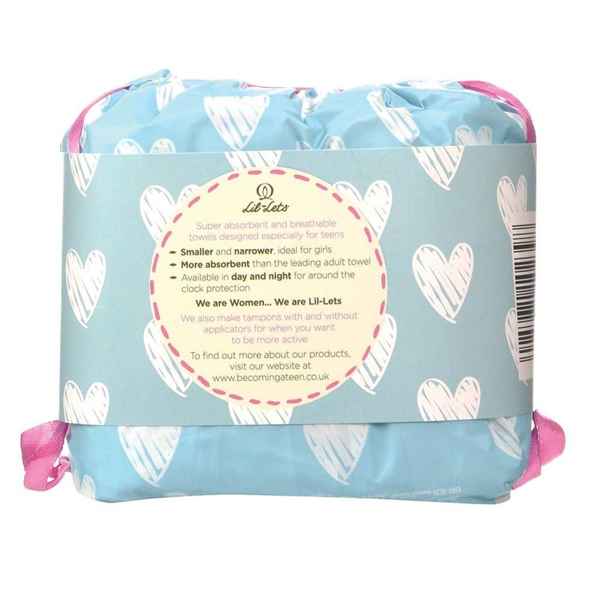 Lil-Lets Teens Day Towel with Wings, Pack of 14's