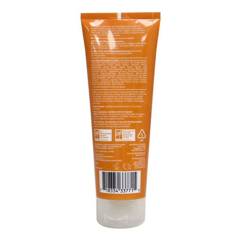 Desert Essence Pumpkin Spice Hand Repair Cream 118ml