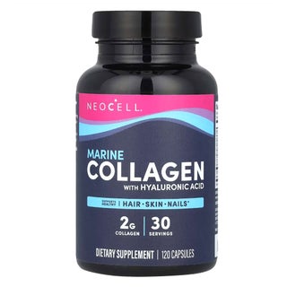 NeoCell Marine Collagen + Hyaluronic Acid Capsules For Youthful & Radiant Skin, Pack of 120's