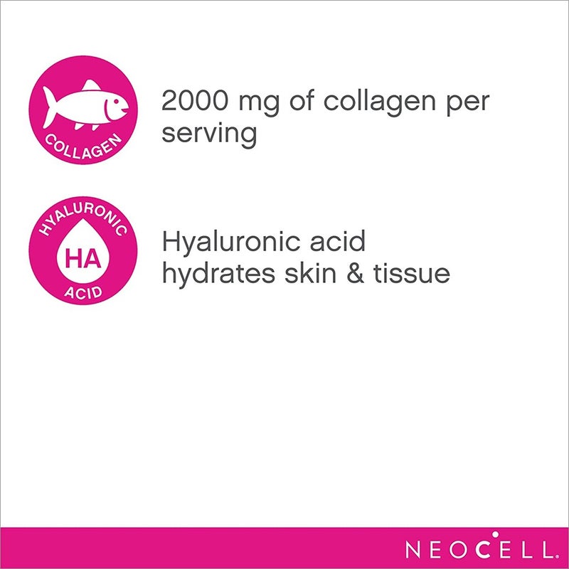 NeoCell Marine Collagen + Hyaluronic Acid Capsules For Youthful & Radiant Skin, Pack of 120's