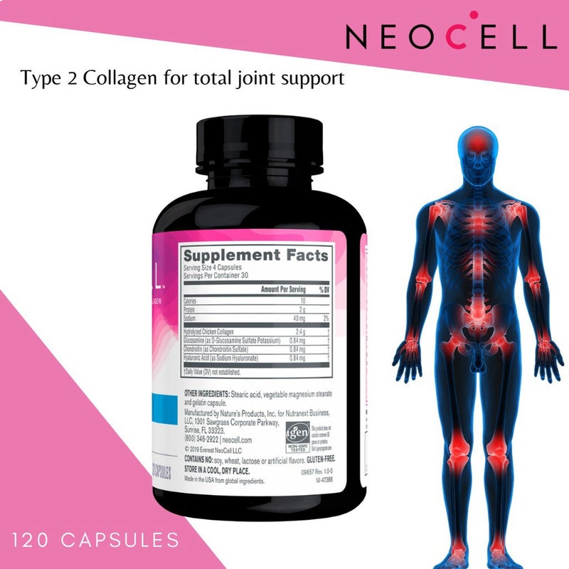 NeoCell Collagen Joint Complex Capsules For Joint Support, Pack of 120's