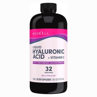 NeoCell Hyaluronic Acid Blueberry Liquid With Vitamin C For Skin & Joints 473ml