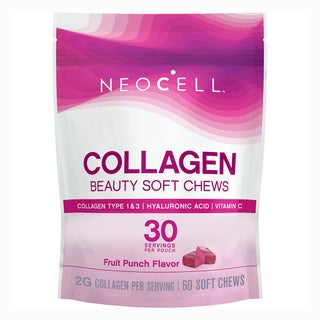 NeoCell Collagen Chews, Beauty Bursts For Skin, Hair And Nails, Fruit Punch Soft Chews, Pack of 60's