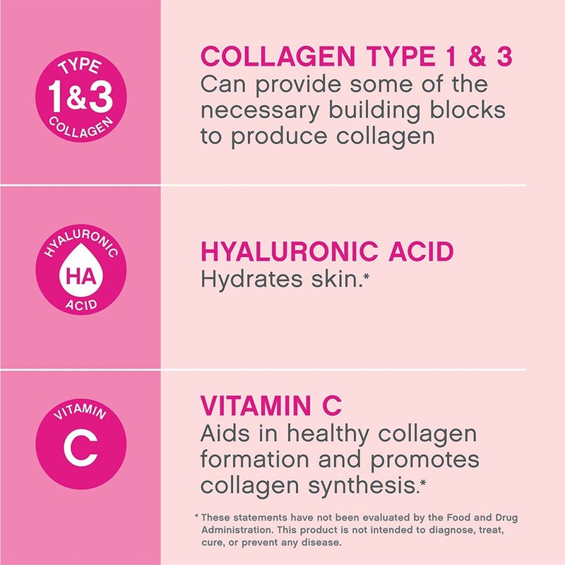 NeoCell Collagen Chews, Beauty Bursts For Skin, Hair And Nails, Fruit Punch Soft Chews, Pack of 60's