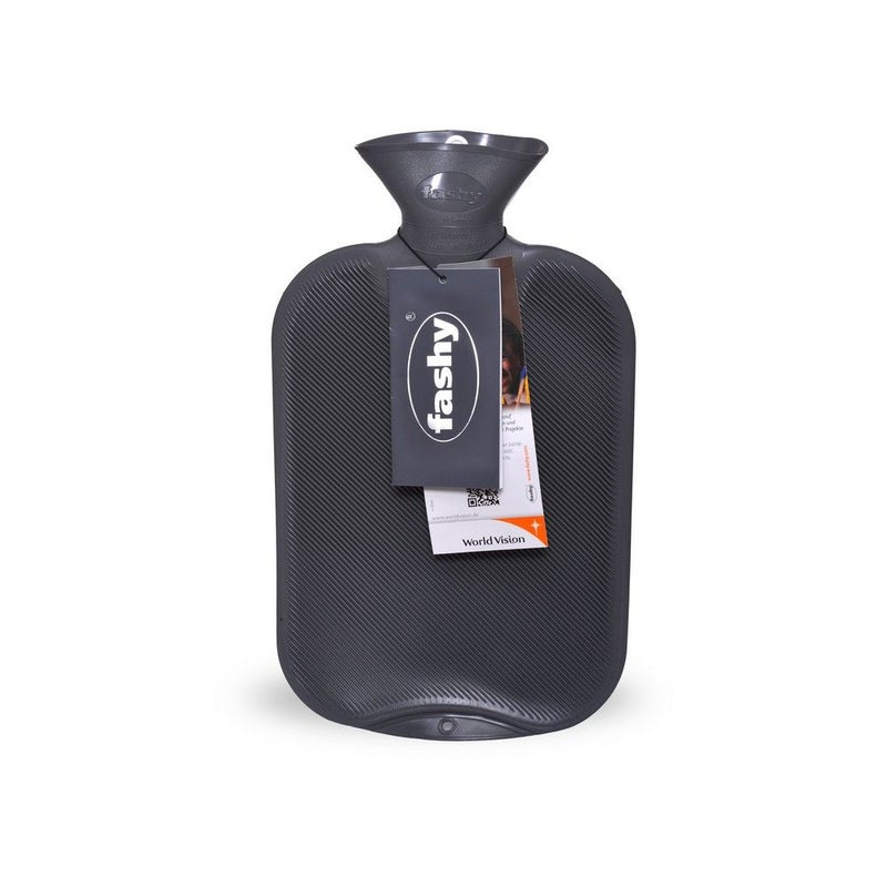 Fashy Hot Water Bag Single Ribbed Anthracite 6440-21