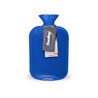 Fashy Hot Water Bag Double Ribbed Sapphire 6460-54