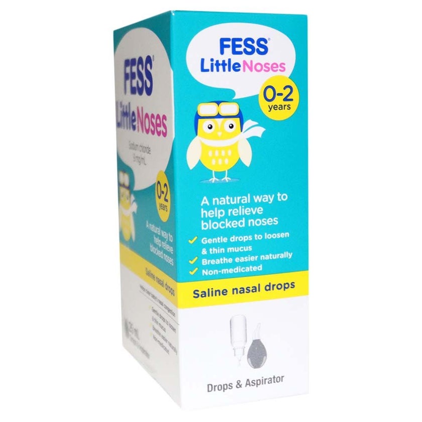 Fess Little Noses Saline Nasal Drops 25ml