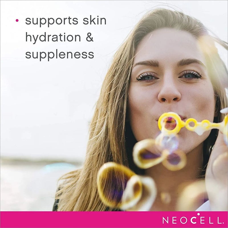 NeoCell Hyaluronic Acid Natural Moisturizer Capsules For Skin Hydration, Pack of 60's