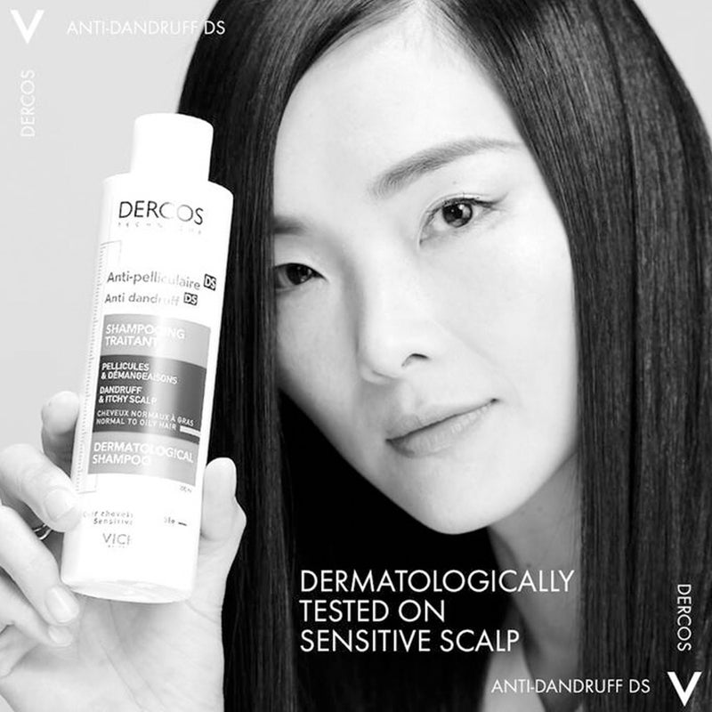 Vichy Dercos Anti Dandruff Shampoo For Normal To Oily Hair 200ml