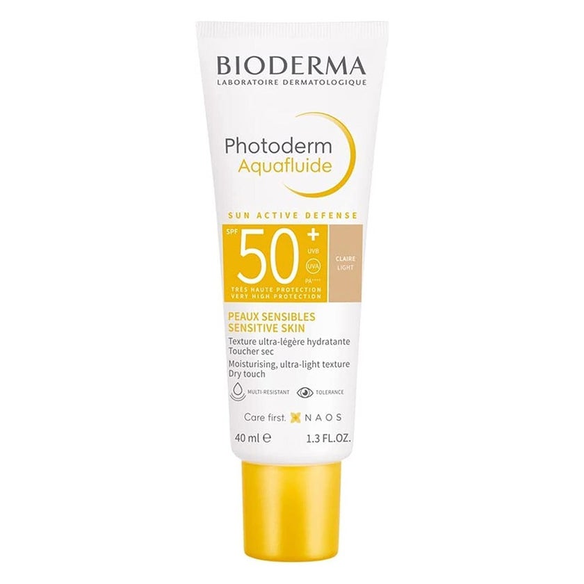 Bioderma Photoderm Aquafluide Very High Protection Sunscreen With SPF50+ & PA++++ - Light Tinted 40ml