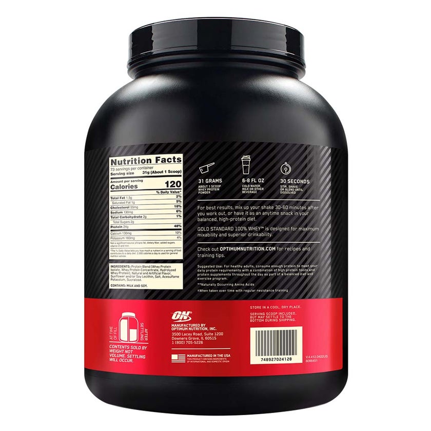 Optimum Nutrition Gold Standard 100% Whey Protein French Vanilla Cream 5lb