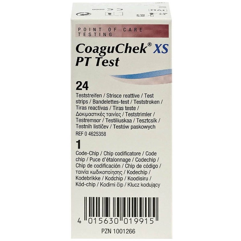 CoaguCheck XS PT Test Strips 24's