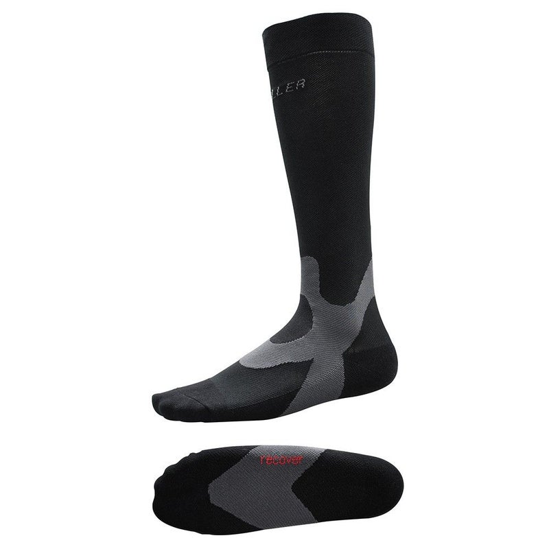 Mueller Graduated Compression Recovery Socks 43020 XS Black