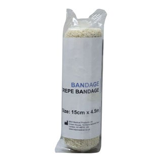 Max Cotton Crepe Bandage 15 cm x  4.5 m