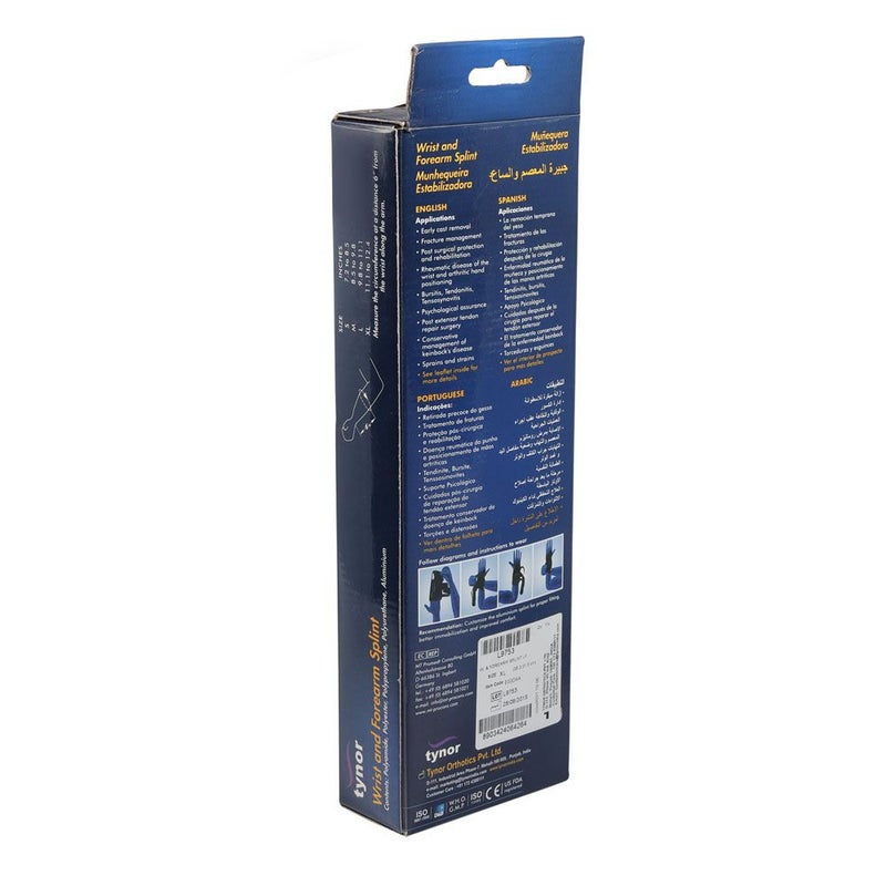 Tynor Wrist and Forearm Splint XL