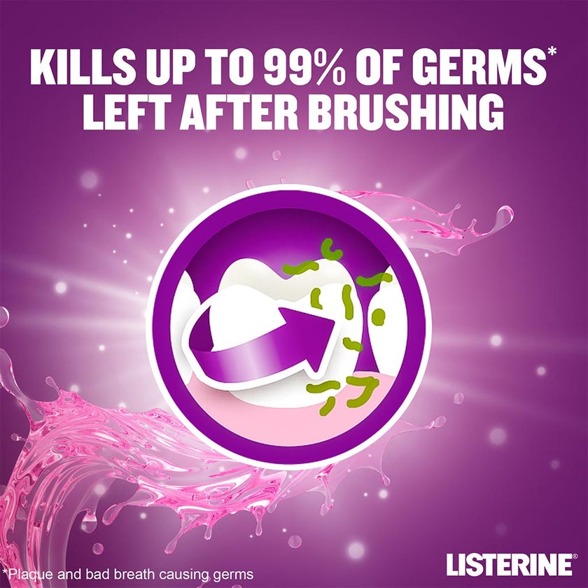 Listerine Total Care Teeth Protect Mild Taste Fluoride Mouthwash With Zero Alcohol 500ml