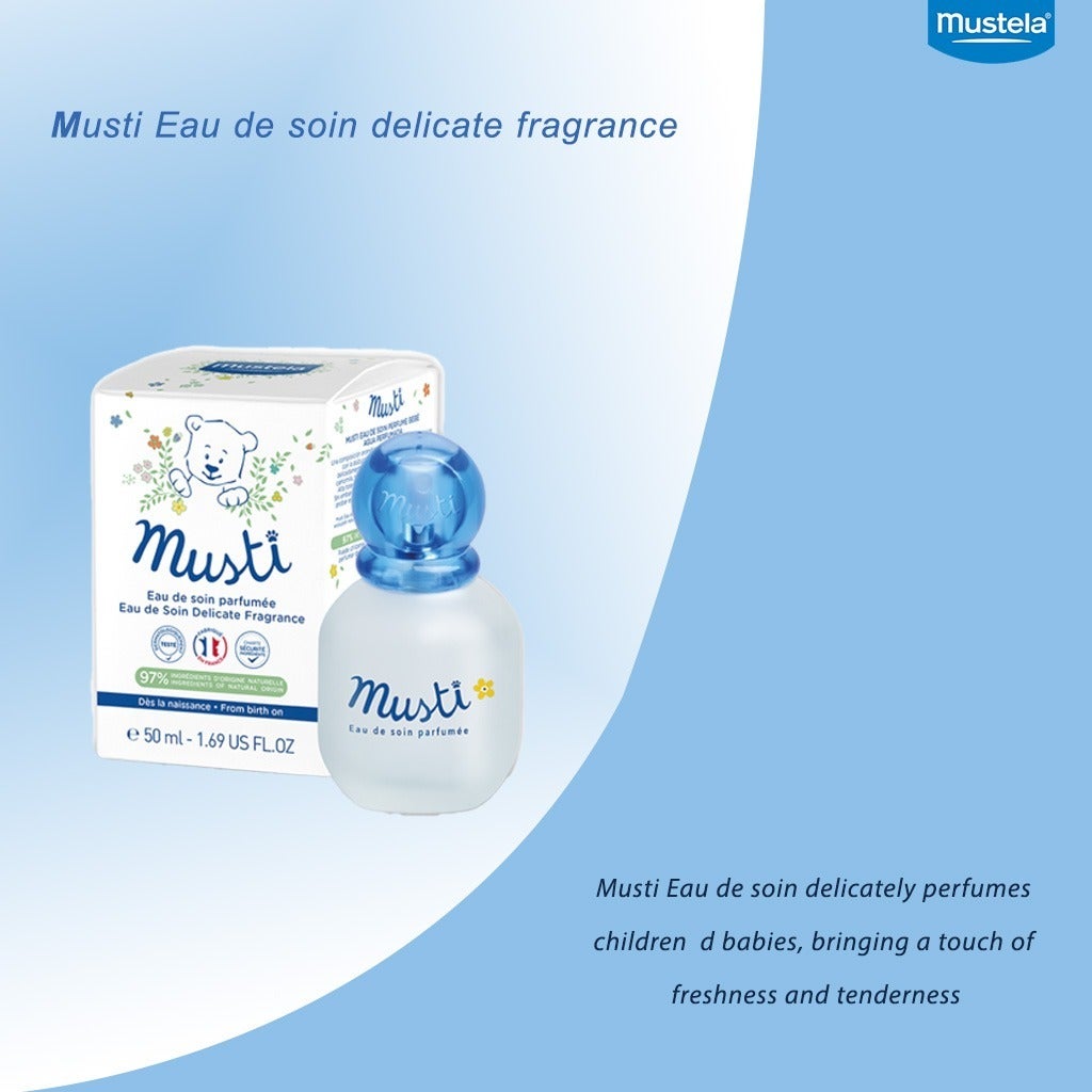Mustela Musti Eau De Soin Delicate Baby Fragrance 50 mL myAster