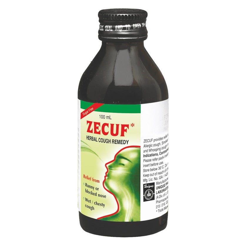 Zecuf Sugar Free Cough Syrup 100ml