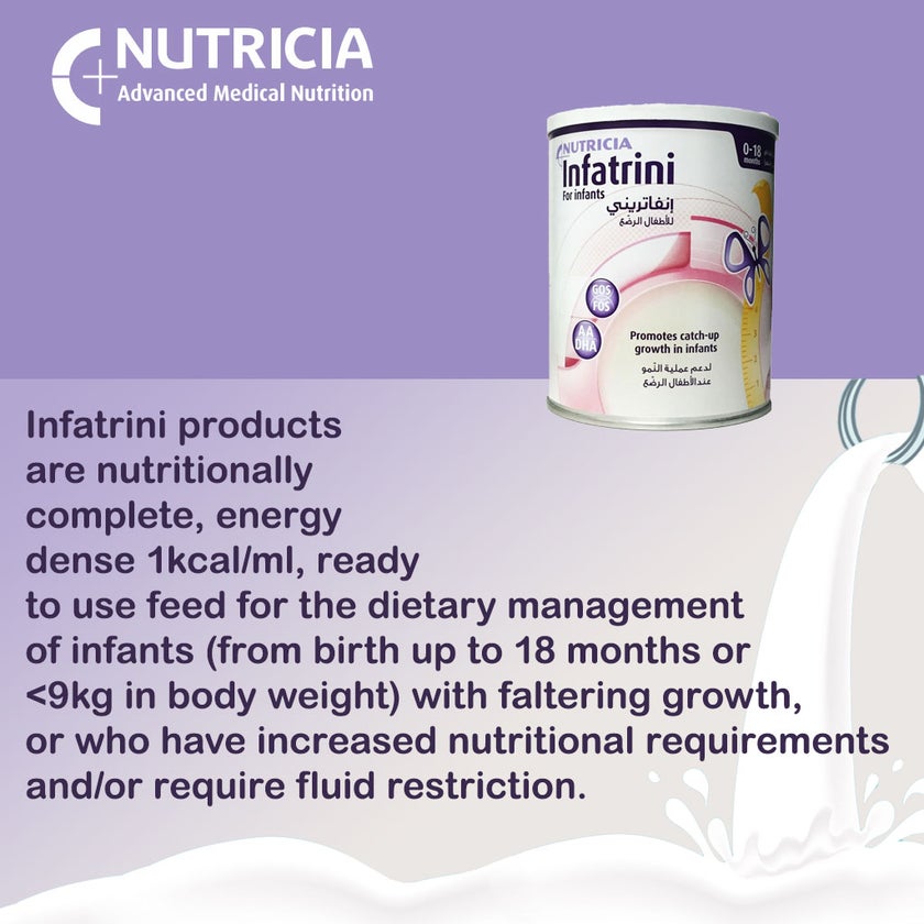 Nutricia Infatrini Infant Milk Powder For 0 To 18 Months 400g